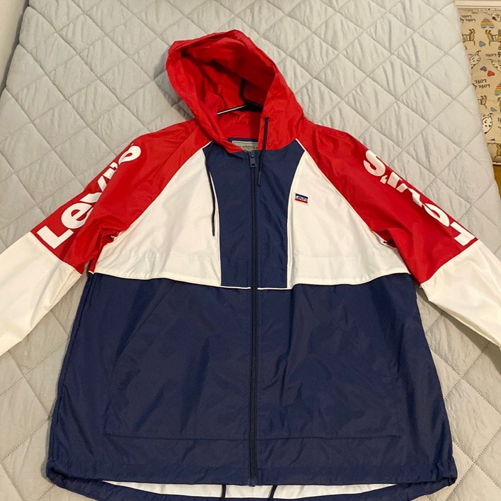 Brand new with tags Levi’s rain jacket